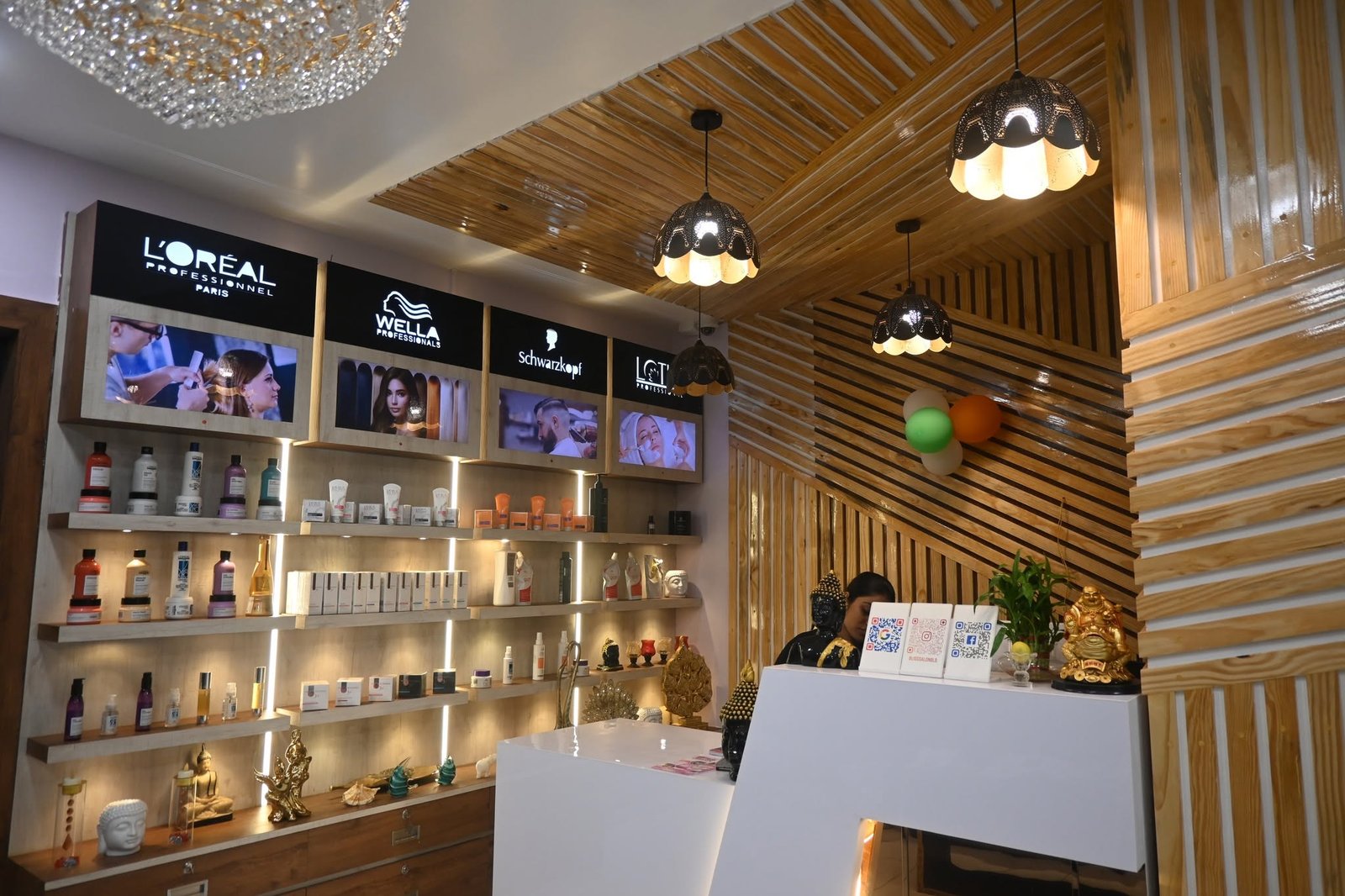Modern beauty salon interior