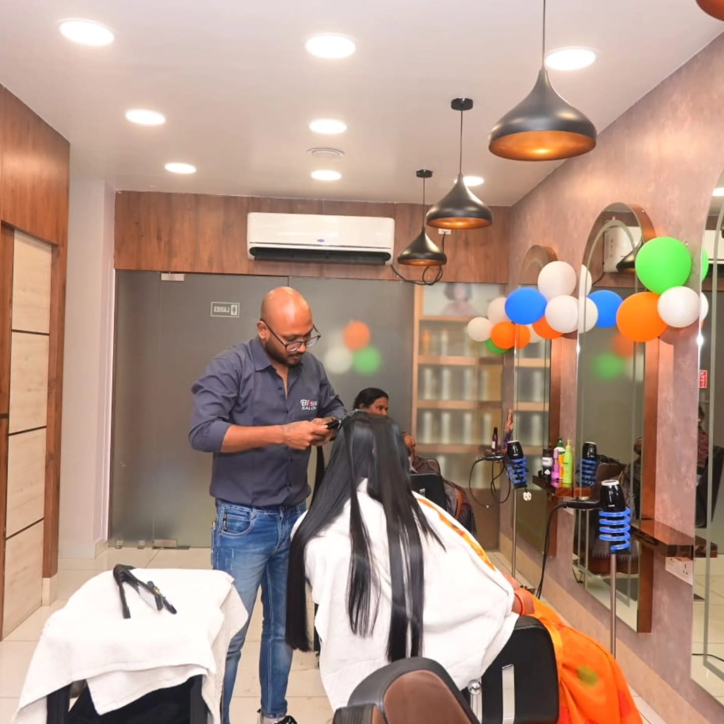 Bliss Salon interior in Balasore