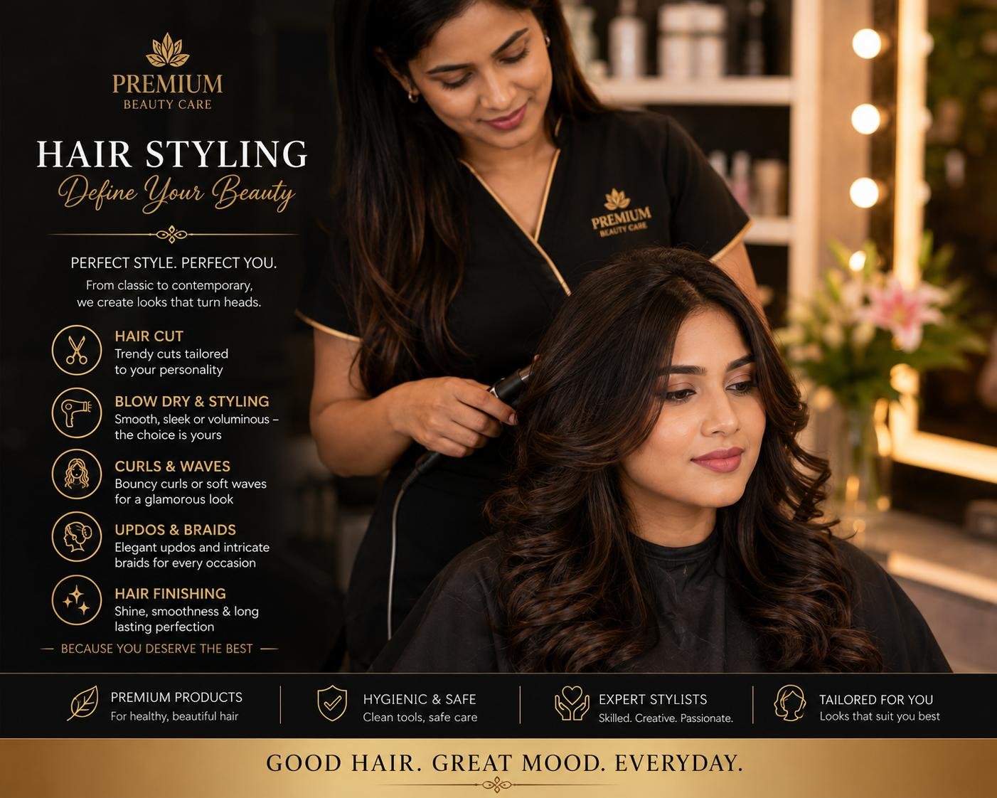 Hair Styling at Bliss Salon in Balasore